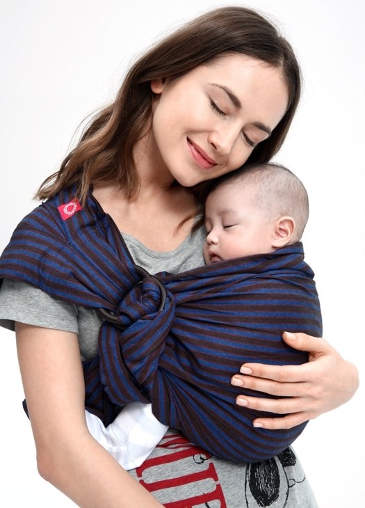 藍莓布朗尼育兒哺乳背巾