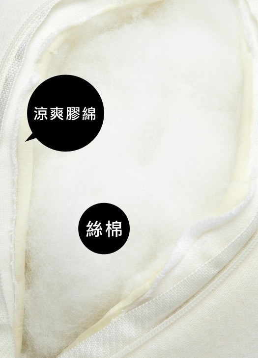 智慧調溫抗菌萬用枕-月亮枕(枕心x1+枕套x1)
