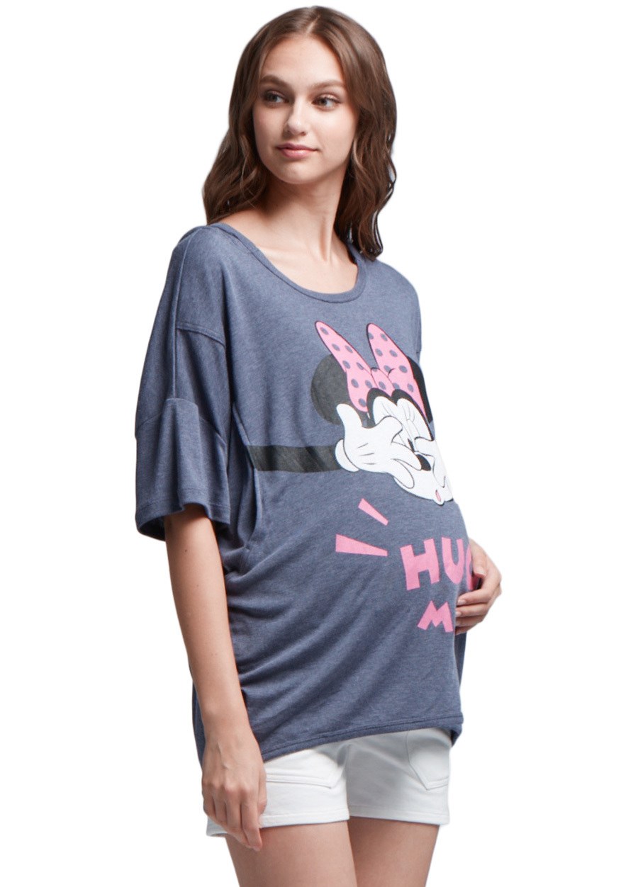 迪士尼HUG ME米妮孕婦裝.哺乳罩衫