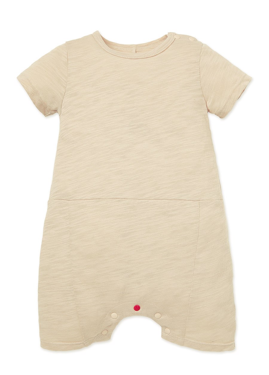 BABY剪接平口褲包屁衣