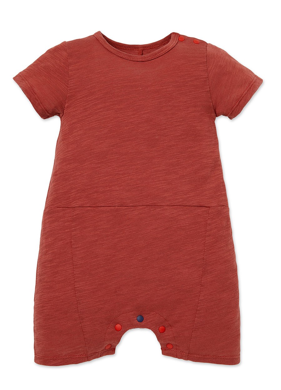 BABY剪接平口褲包屁衣