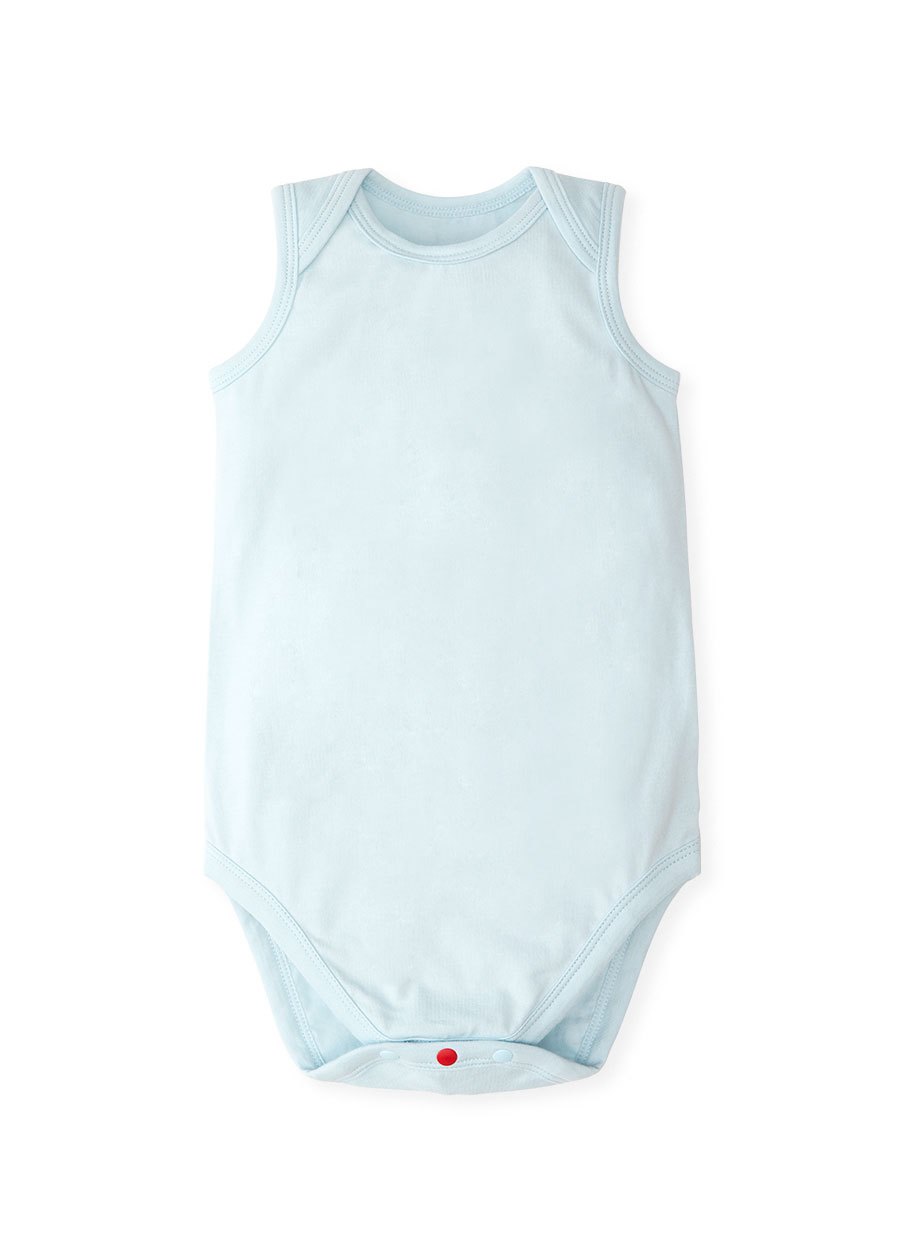 BABY Q彈棉質無袖包屁衣(2入)-彩虹