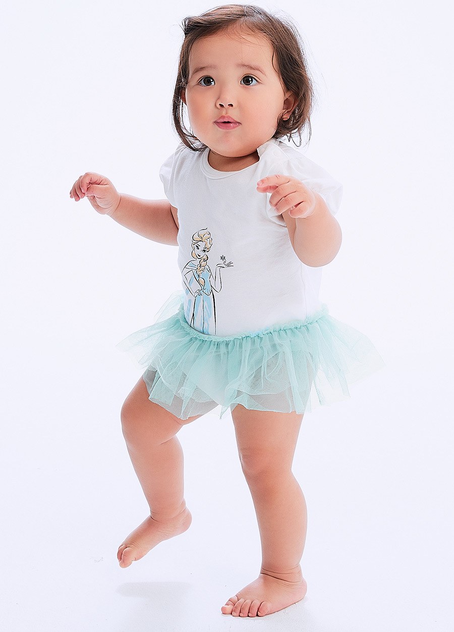 迪士尼艾莎紗網包屁洋裝