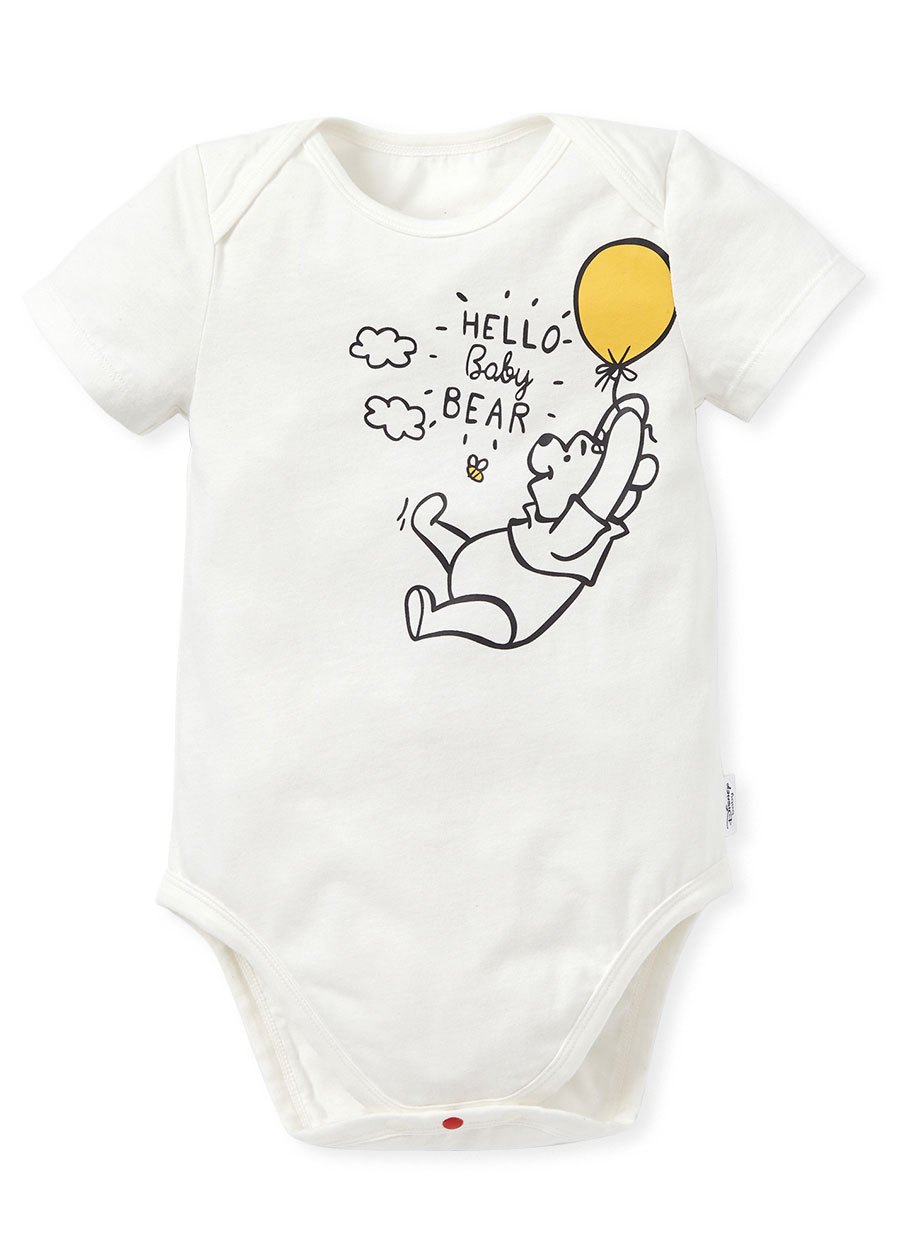 BABY迪士尼Q彈棉質包屁衣-維尼