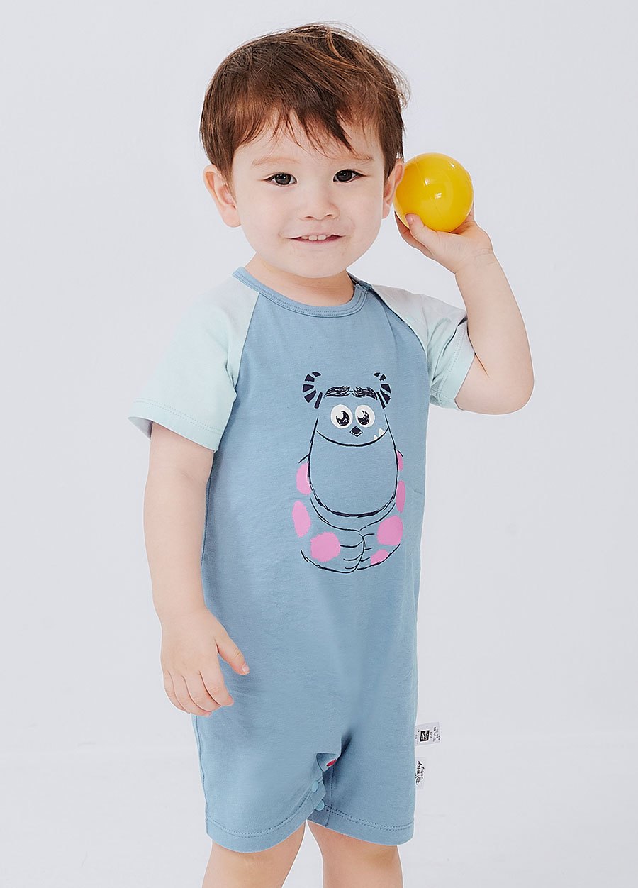 BABY迪士尼Q彈連身包屁衣-毛怪