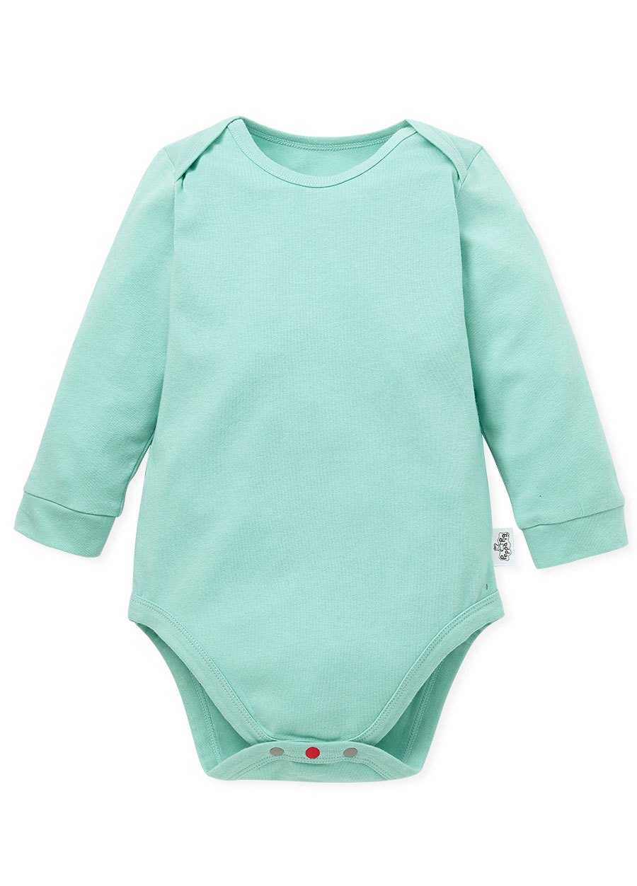 BABY Q彈棉質長袖包屁衣(2入)-線稿佩佩豬