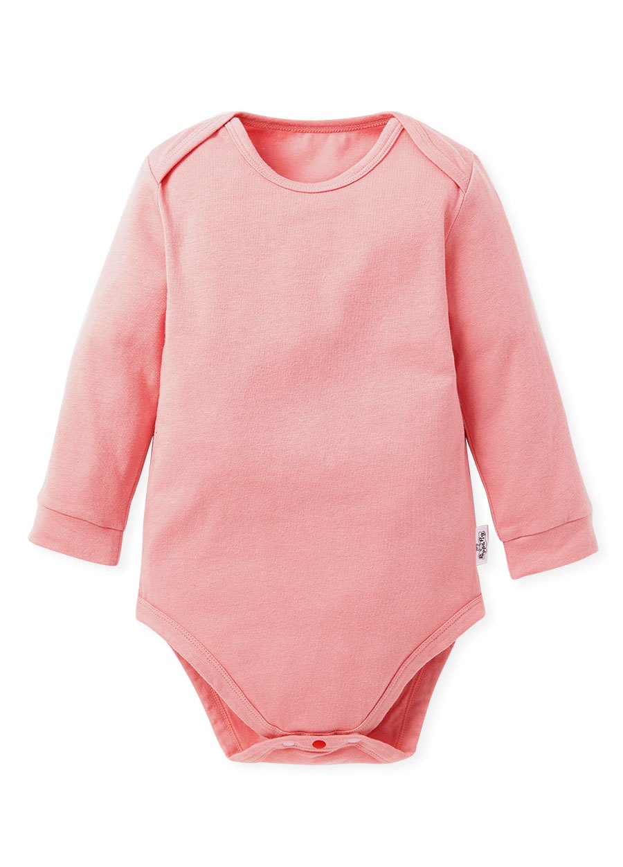 BABY Q彈棉質長袖包屁衣(2入)-標籤佩佩豬