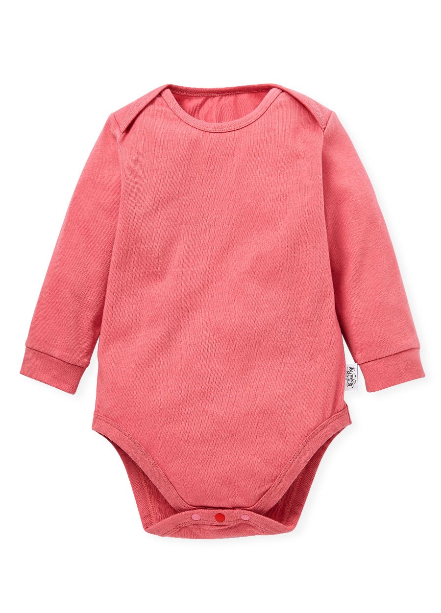 BABY Q彈棉質長袖包屁衣(2入)-跳舞佩佩豬