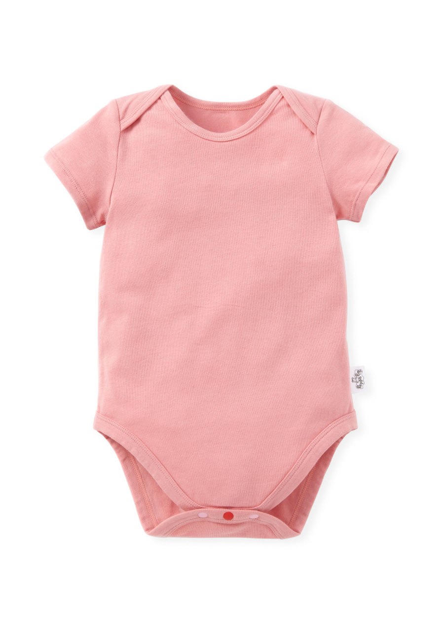 BABY Q彈棉質包屁衣(2入)-標籤佩佩豬