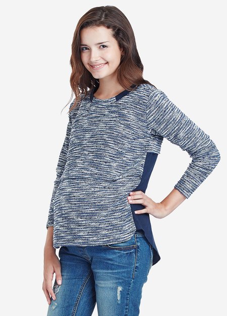 襯衫領造型假2件孕婦裝.哺乳衣