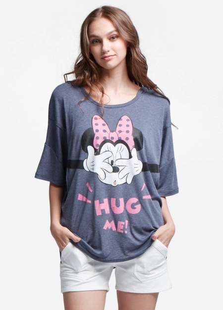 迪士尼HUG ME米妮孕婦裝.哺乳罩衫