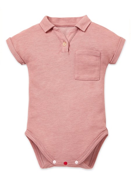 BABY 快乾POLO包屁衣