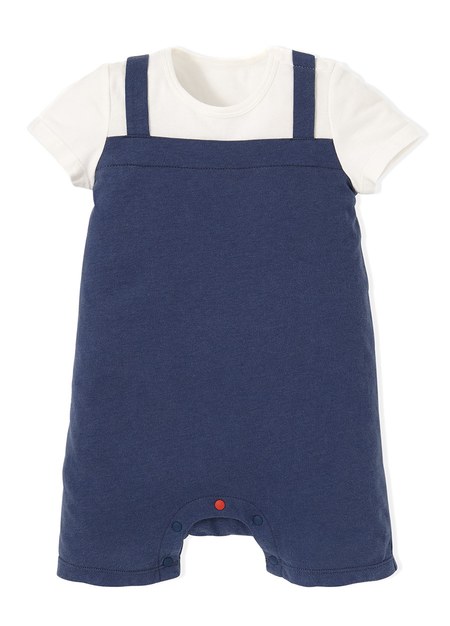 BABY假兩件吊帶連身包屁衣