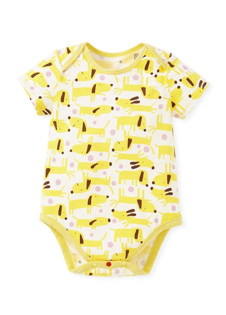 BABY Q彈棉質包屁衣(2入)-狗狗