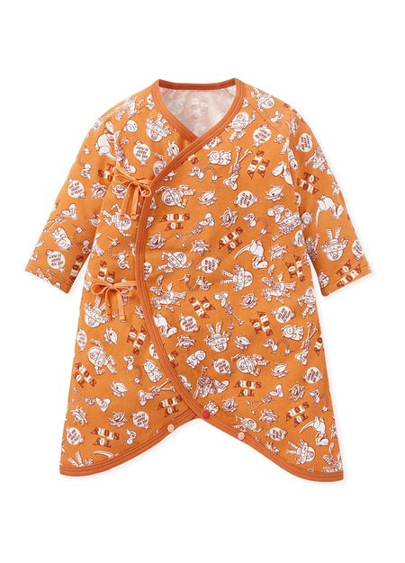 新生兒Q彈棉質蝴蝶衣(2入)-玩具總動員-橘色3