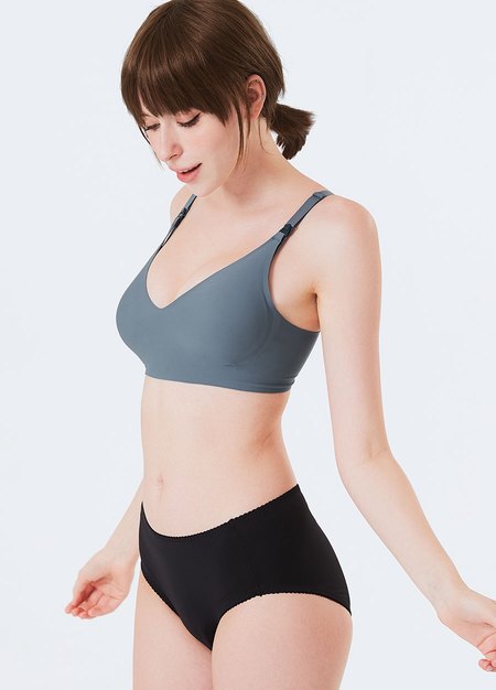 零著感無痕哺乳內衣-藍紫4