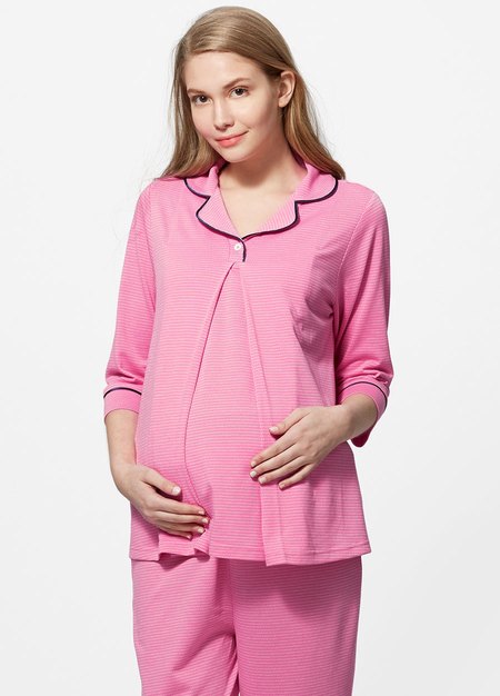 點點緹花孕哺居家服組
