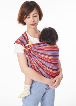 彩虹摩卡育兒哺乳背巾 - 彩虹摩卡
