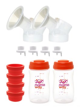 雙邊電動吸乳器配件組(250ml) - 