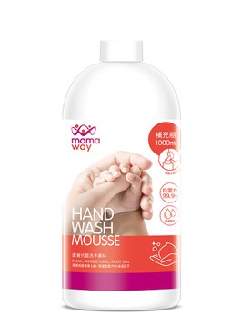 蘆薈抗菌洗手慕絲(1000ml補充瓶) - 