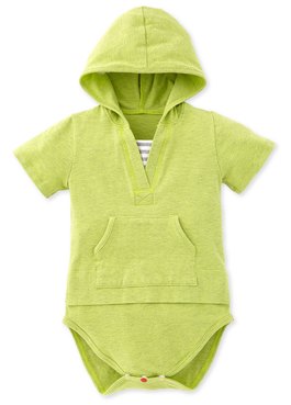 BABY連帽假兩件包屁衣