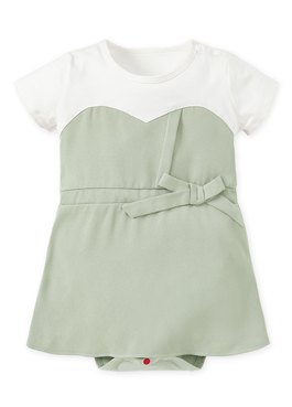 BABY 拼接包屁洋裝