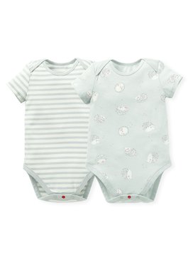 BABY Q彈棉質包屁衣(2入)-刺蝟寶寶