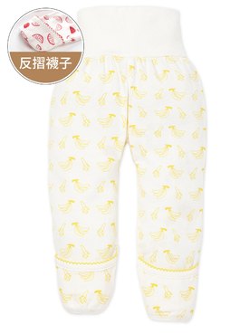 新生兒水果拼盤內著褲 - 芥黃