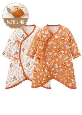 新生兒Q彈棉質蝴蝶衣(2入)-玩具總動員 - 橘色