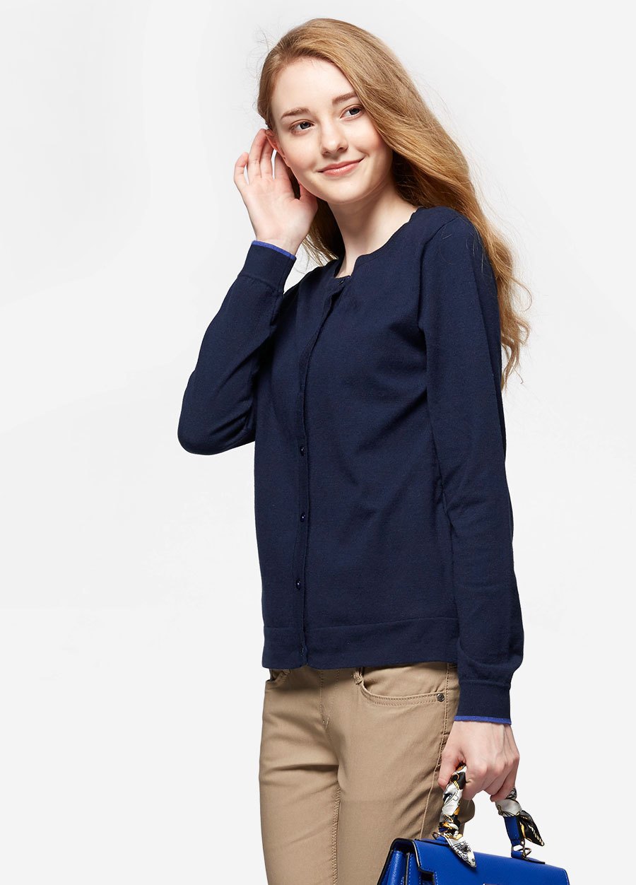 針織毛衣假2件哺乳上衣