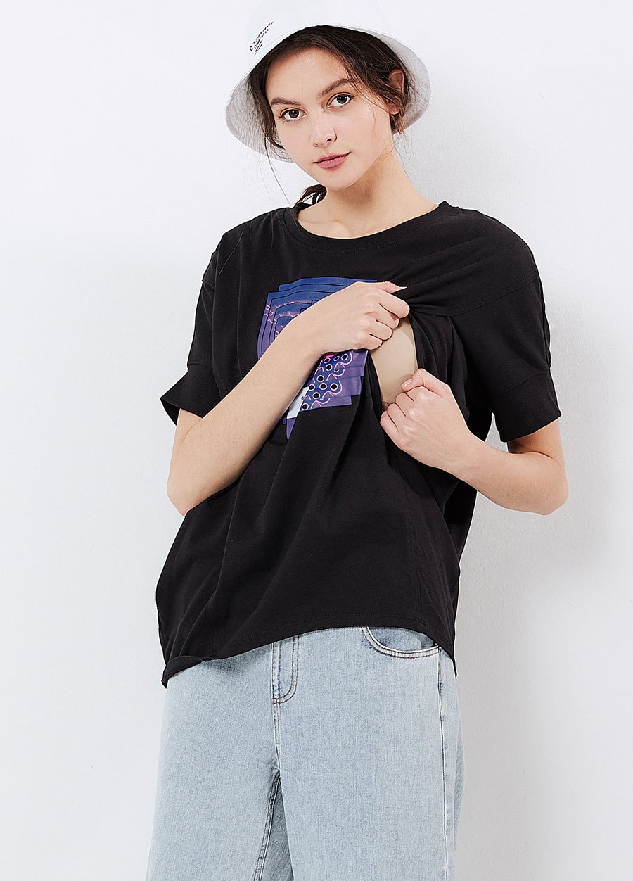 迪士尼Lag米妮孕哺罩衫