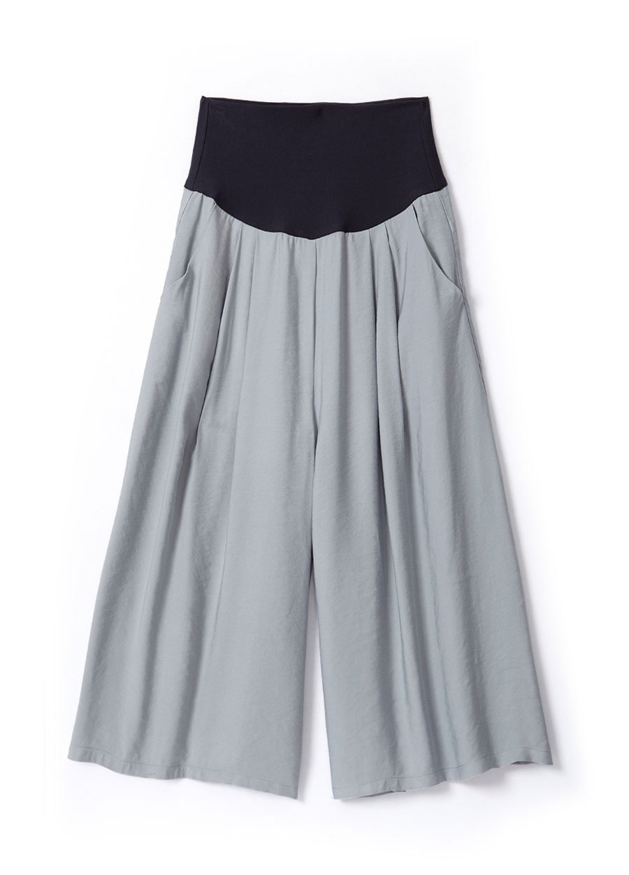 垂墜寬版孕婦褲裙