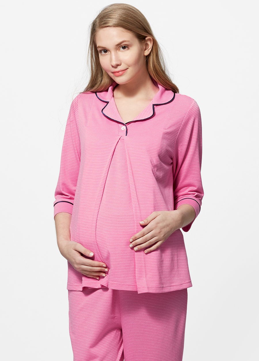 點點緹花孕哺居家服組