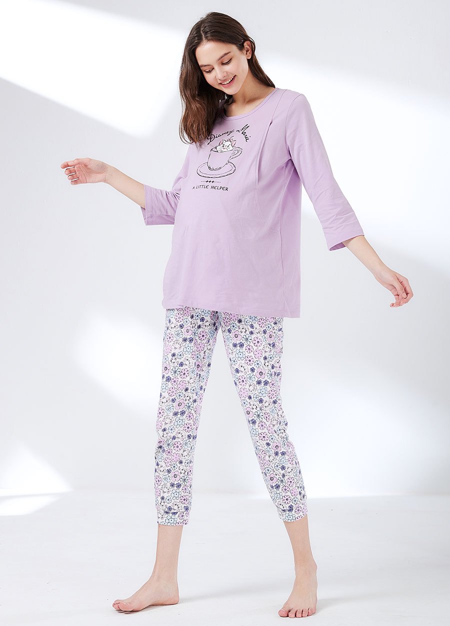 迪士尼瑪麗貓孕哺居家服組