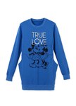 迪士尼TRUE LOVE刷毛長版孕婦裝.哺乳衣