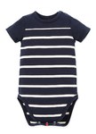 BABY 色條拼接包屁衣