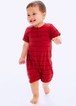 BABY橫紋連身包屁衣