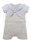 BABY領巾造型連身包屁衣
