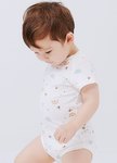 BABY Q彈棉質包屁衣(2入)-彩虹
