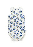 BABY純棉網眼無袖包屁衣(2入)-彩虹米奇