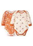 BABY Q彈棉質長袖包屁衣(2入)-玩具總動員