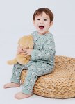 BABY長袖連身衣-點點貓狗