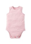 BABY Q彈棉質無袖包屁衣(2入)-幾何三角