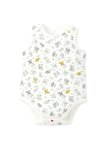 BABY Q彈棉質無袖包屁衣(2入)-飛機