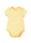 BABY Q彈棉質包屁衣(2入)-蛋黃