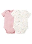 BABY Q彈棉質包屁衣(2入)-幾何三角