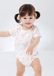 BABY Q彈棉質包屁衣(2入)-幾何三角