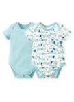 BABY Q彈棉質包屁衣(2入)-狗狗