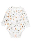 BABY Q彈棉質長袖包屁衣(2入)-森林維尼