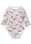 BABY Q彈棉質長袖包屁衣(2入)-標籤佩佩豬